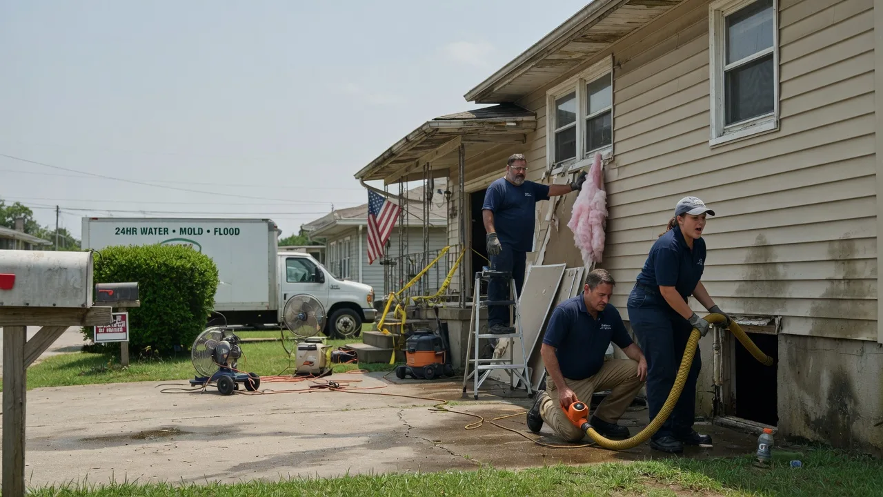 Water Damage Repair in Hemphill, TX near me